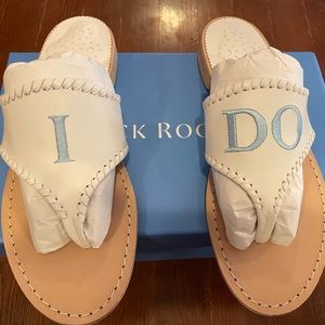 Size 8.5 Jack Rogers I Do Sandals!! BRAND NEW In Box!!